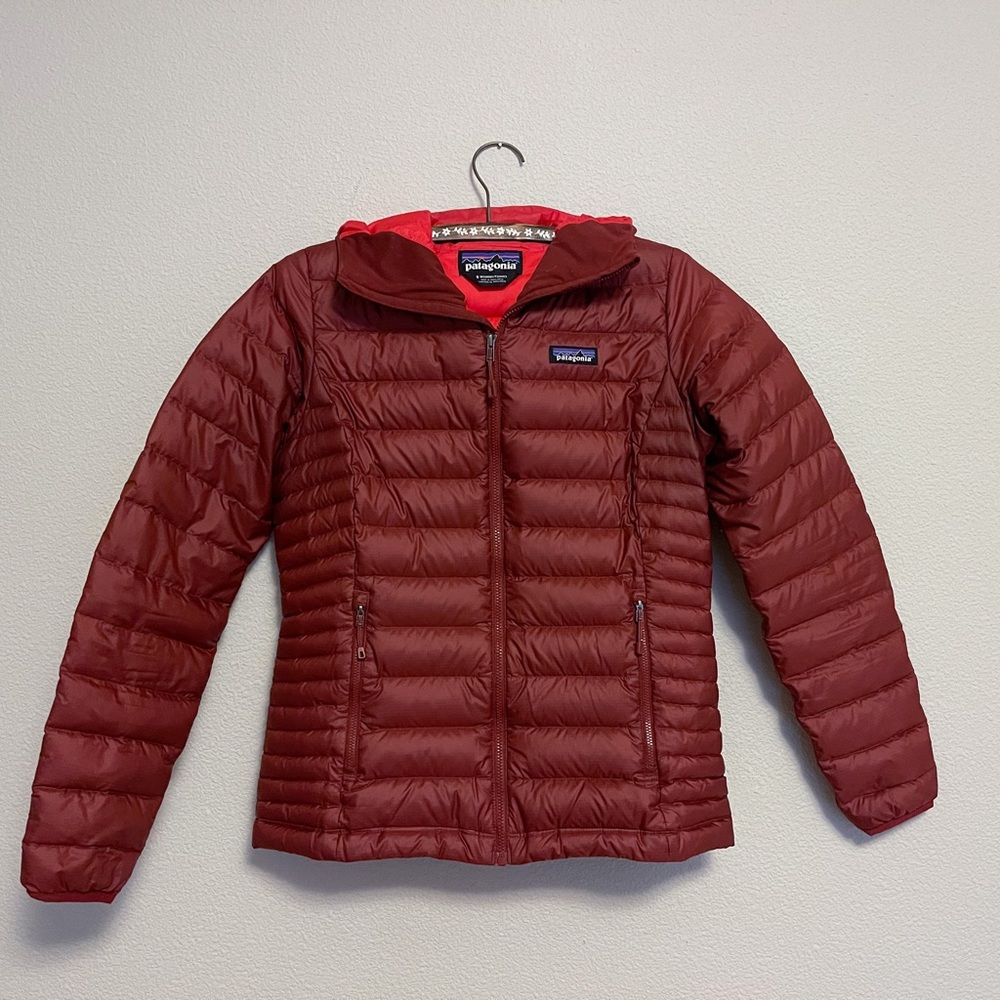 Patagonia Down Sweater Full-Zip Hooded Jacket - Women's Size Small